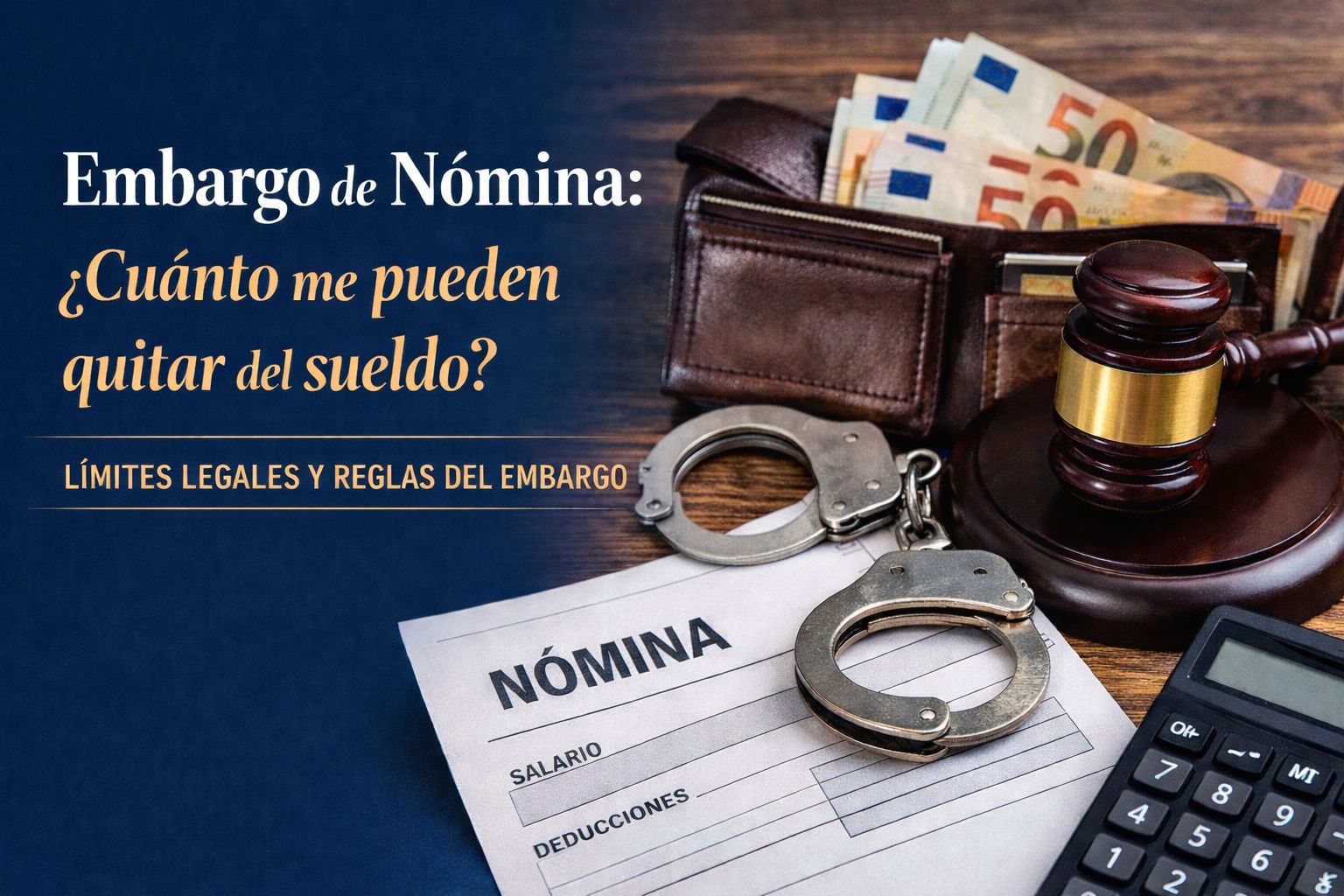 Embargo de nómina: límites legales y cuánto pueden quitar del sueldo